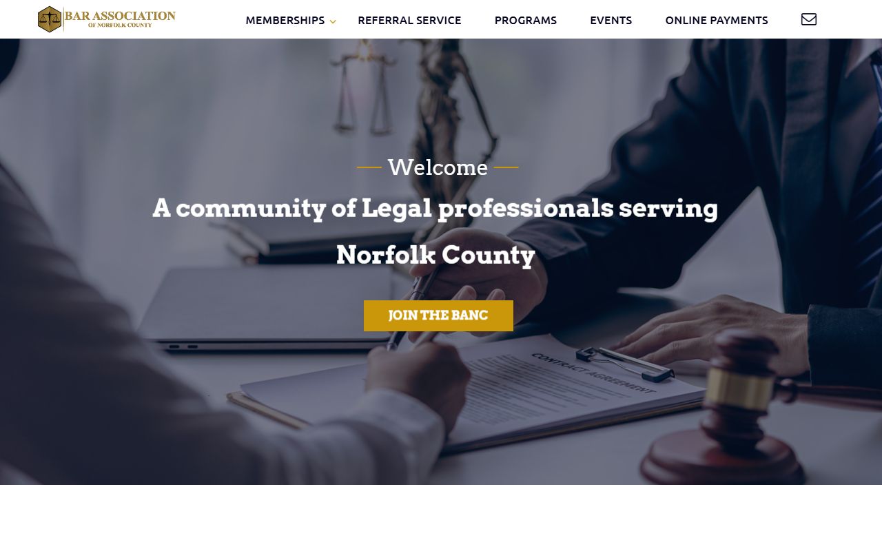 Norfolk Bar Association website