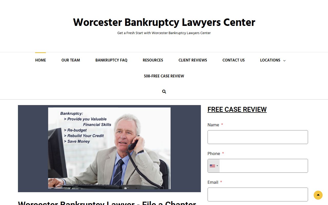 Worcester County bankruptcy records local resource center